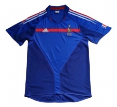 Retro 2004 France Home Soccer Jersey Shirt