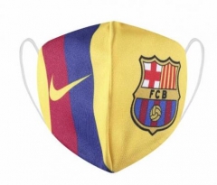 Barcelona Yellow Football Mask
