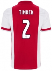 Timber 2 Ajax 20-21 Home Soccer Jersey Shirt