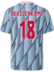 Jurgen Ekkelenkamp 18 Ajax 20-21 Away Soccer Jersey Shirt