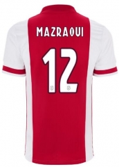 Noussair Mazraoui 12 Ajax 20-21 Home Soccer Jersey Shirt