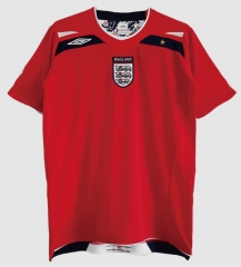 Retro 08-10 England Red Away Soccer Jersey Shirt