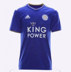 18-19 Leicester City Home Soccer Jersey Shirt