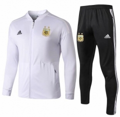 18-19 Argentina White Training Suit (Jacket+Trouser)