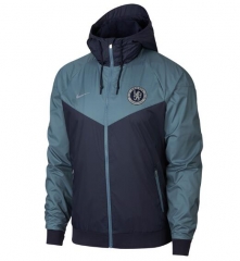 18-19 Chelsea Grey Blue Woven Windrunner Jacket