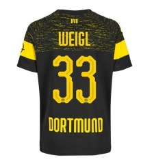 18-19 Borussia Dortmund Weigl 33 Away Soccer Jersey Shirt