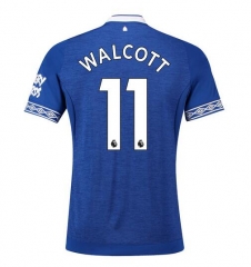 18-19 Everton Walcott 11 Home Soccer Jersey Shirt