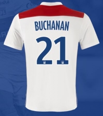 18-19 Olympique Lyonnais BUCHANAN 21 Home Soccer Jersey Shirt