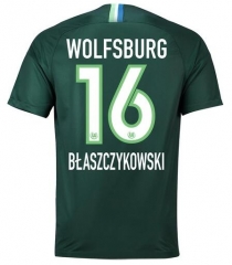18-19 VfL Wolfsburg BLASZCZYKOWSKII 16 Home Soccer Jersey Shirt