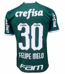 18-19 Palmeiras Home #30 FELIPE MELO Soccer Jersey Shirt