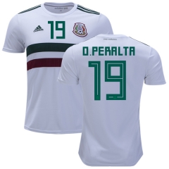 Mexico 2018 World Cup Away ORIBE PERALTA 19 Soccer Jersey Shirt