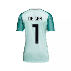 Spain 2018 World Cup Goalkeeper Shirt #1 De Gea Soccer Jersey