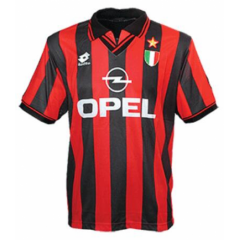Retro 96-97 AC Milan Home Soccer Jersey Shirt