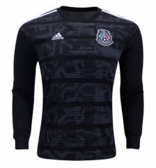 Mexico 2019 Gold Cup Long Sleeve Home Soccer Jersey Shirt