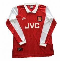1994 Arsenal Long Sleeve Home Soccer Jersey Shirt Retro