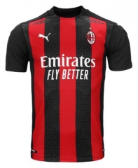 Player Version 20-21 AC Milan Home Soccer Jersey Shirt
