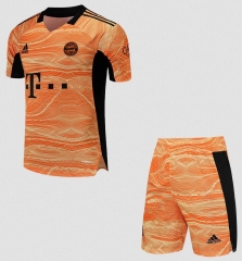 21-22 Bayern Munich Orange Goalkeeper Soccer Kits