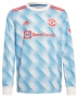 Long Sleeve 21-22 Manchester United Away Soccer Jersey Shirt