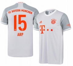 Jann-Fiete Arp 15 Bayern Munich 20-21 Away Soccer Jersey Shirt
