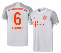 Joshua Kimmich 6 Bayern Munich 20-21 Away Soccer Jersey Shirt