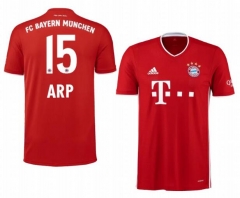 Jann-Fiete Arp 15 Bayern Munich 20-21 Home Soccer Jersey Shirt