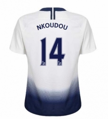 18-19 Tottenham Hotspur NKOUDOU 14 Home Soccer Jersey Shirt