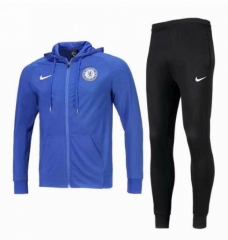 18-19 Chelsea Blue Training Suit (Hoody shirt+Trouser)