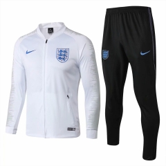 18-19 England White Training Suit (Jacket+Trouser)