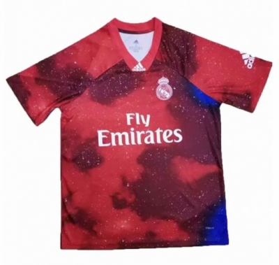 18-19 Real Madrid Red EA SPORTS Soccer Jersey Shirt