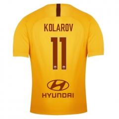 18-19 AS Roma KOLAROV 11 Third Soccer Jersey Shirt