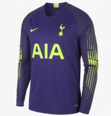 18-19 Tottenham Hotspur Purple Goalkeeper Long Sleeve Soccer Jersey