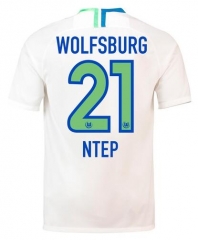 18-19 VfL Wolfsburg NTEP 21 Away Soccer Jersey Shirt