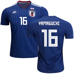 Japan 2018 World Cup HOTARU YAMAGUCHI 16 Home Soccer Jersey Shirt