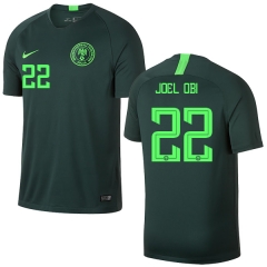 Nigeria Fifa World Cup 2018 Away Joel Obi 22 Soccer Jersey Shirt