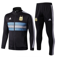 Argentina FIFA World Cup 2018 Training Suit Black Jacket + Pants