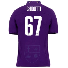 18-19 Fiorentina GHIDOTTI 67 Home Soccer Jersey Shirt