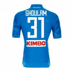 18-19 Napoli GHOULAM 31 Home Soccer Jersey Shirt