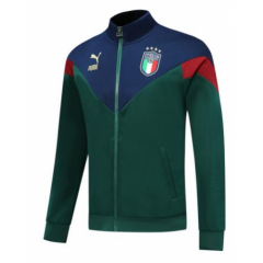 2020 Euro Italy Tracksuit Jacket Green Blue