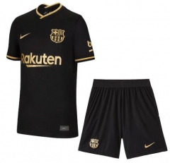 20-21 Barcelona Black Away Soccer Uniforms