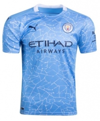 20-21 Manchester City Home Soccer Jersey Shirt
