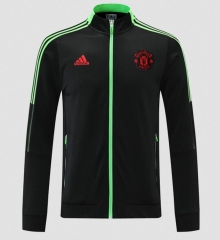 21-22 Manchester United Black Training Jacket