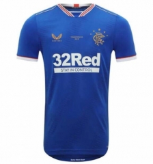 20-21 Glasgow Rangers Champion Edition Home Soccer Jersey Shirt