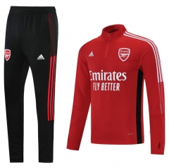 21-22 Arsenal Red Training Sweat Shirt and Pants
