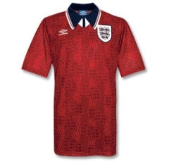 Retro 1994 England Away Soccer Jersey Shirt