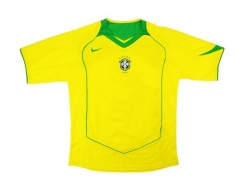 Retro Brazil 2004 Home Soccer Jersey Shirt