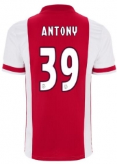 Antony 39 Ajax 20-21 Home Soccer Jersey Shirt