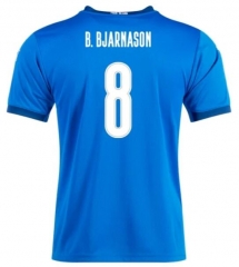 BIRKIR BJARNASON #8 2020 EURO Iceland Home Cheap Soccer Jerseys Shirt