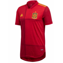 Player Version 2020 Euro Spain Home Soccer Jersey Shirt