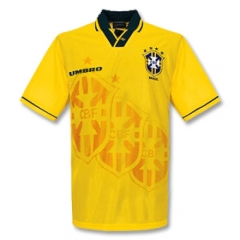 Brazil 1993/1994 Home Retro Soccer Jersey Shirt
