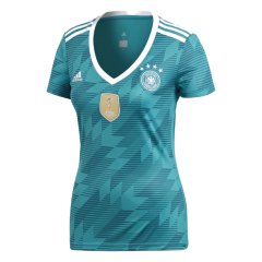 Women Germany 2018 World Cup Away Soccer Jersey Shirt